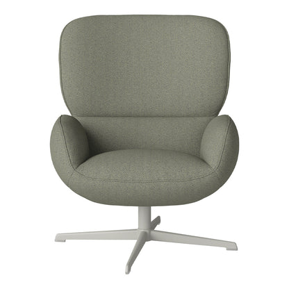 Fauteuil Ripon - Piètement 4 branches - Acier laqué gris