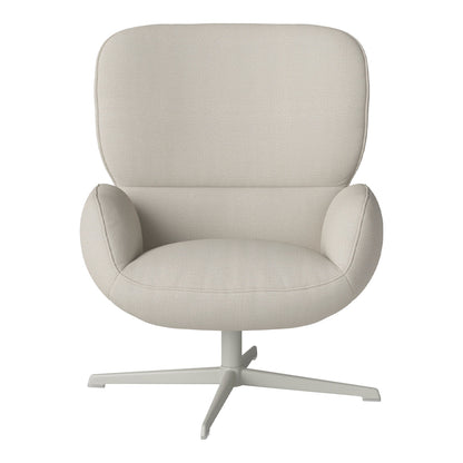 Fauteuil Ripon - Piètement 4 branches - Acier laqué gris