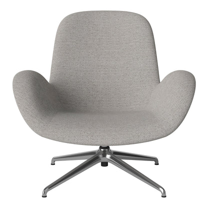 Fauteuil Seed Lounge - Rembourré - Piètement 4 branches - Chrome