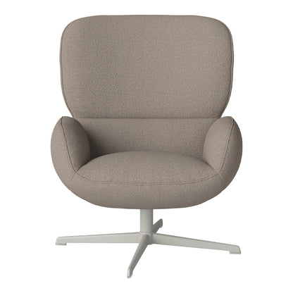 Fauteuil Ripon - Piètement 4 branches - Acier laqué gris