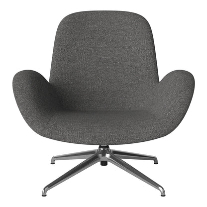 Fauteuil Seed Lounge - Rembourré - Piètement 4 branches - Chrome