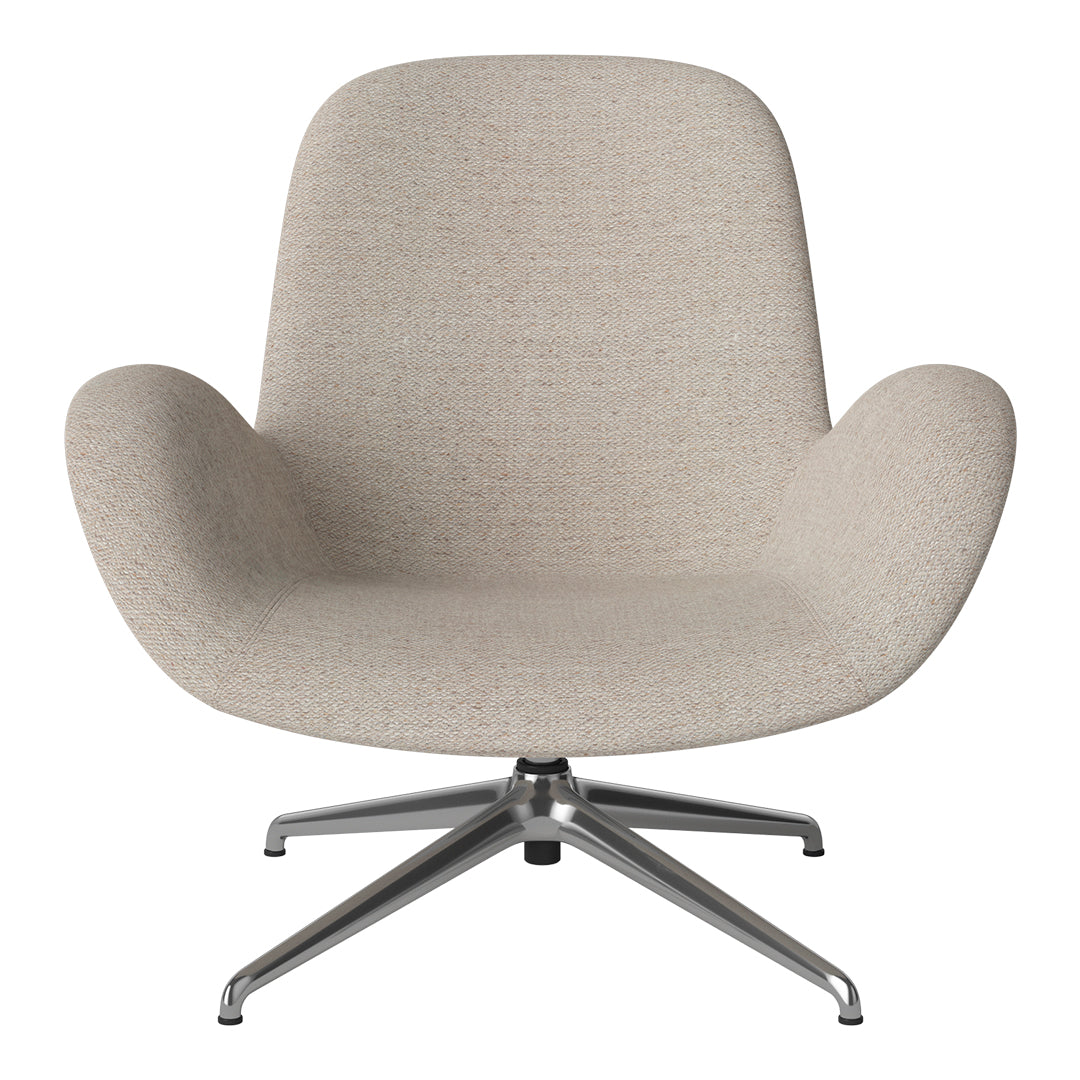 Fauteuil Seed Lounge - Rembourré - Piètement 4 branches - Chrome