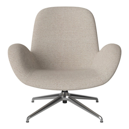 Fauteuil Seed Lounge - Rembourré - Piètement 4 branches - Chrome