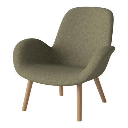 Fauteuil Seed Lounge - Rembourré - Piètement en chêne huilé
