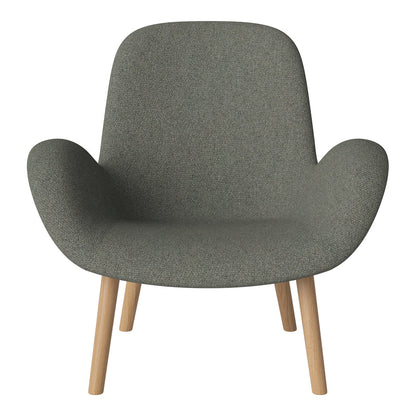 Fauteuil Seed Lounge - Rembourré - Piètement en chêne huilé