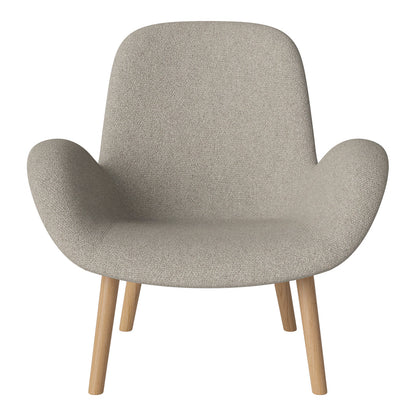 Fauteuil Seed Lounge - Rembourré - Piètement en chêne huilé