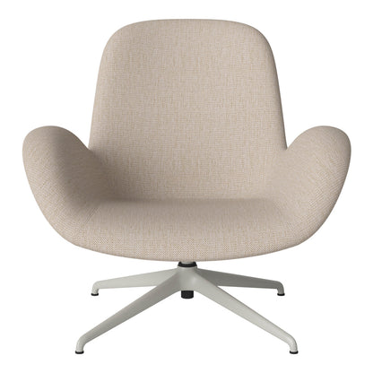 Fauteuil Seed Lounge - Rembourré - Piètement 4 branches - Acier laqué gris