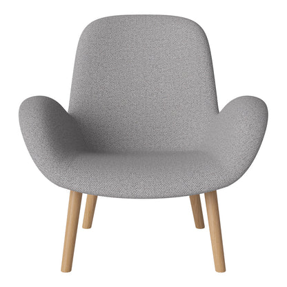 Fauteuil Seed Lounge - Rembourré - Piètement en chêne huilé