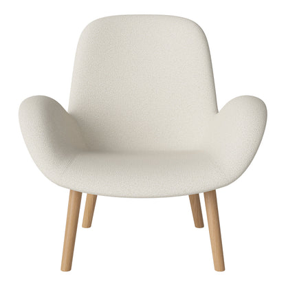 Fauteuil Seed Lounge - Rembourré - Piètement en chêne huilé