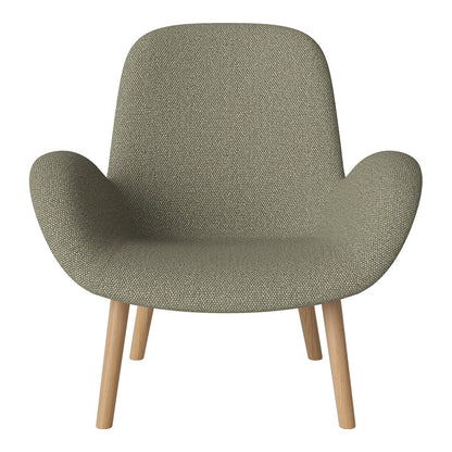 Fauteuil Seed Lounge - Rembourré - Piètement en chêne huilé