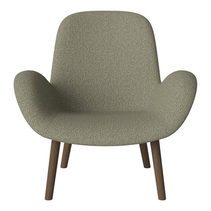 Fauteuil Seed Lounge - Rembourré - Base en chêne huilé, foncé