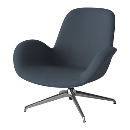 Fauteuil Seed Lounge - Rembourré - Piètement 4 branches - Chrome