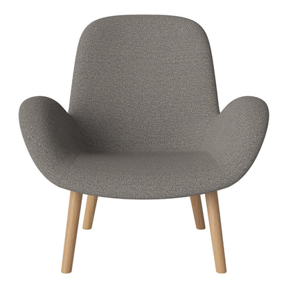 Fauteuil Seed Lounge - Rembourré - Piètement en chêne huilé