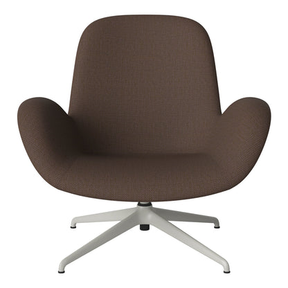 Fauteuil Seed Lounge - Rembourré - Piètement 4 branches - Acier laqué gris
