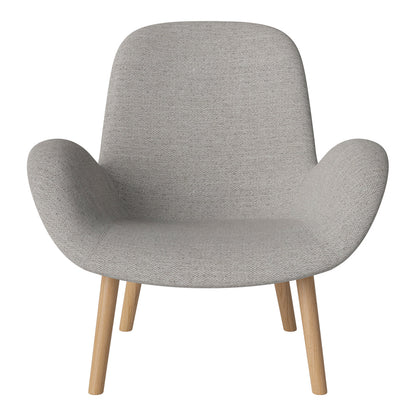 Fauteuil Seed Lounge - Rembourré - Piètement en chêne huilé