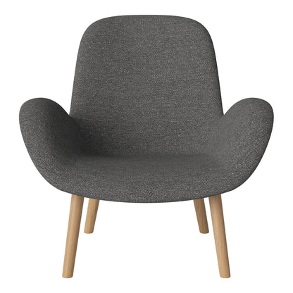 Fauteuil Seed Lounge - Rembourré - Piètement en chêne huilé