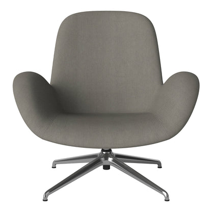Fauteuil Seed Lounge - Rembourré - Piètement 4 branches - Chrome