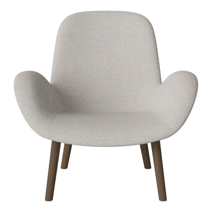 Fauteuil Seed Lounge - Rembourré - Base en chêne huilé, foncé