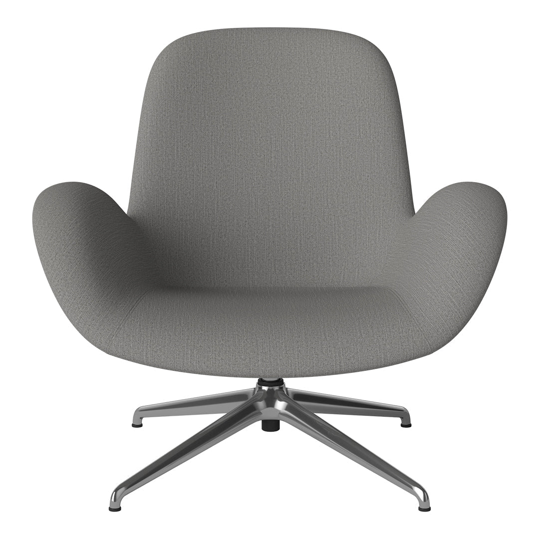 Fauteuil Seed Lounge - Rembourré - Piètement 4 branches - Chrome