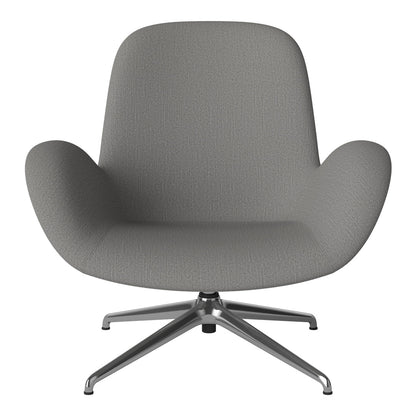 Fauteuil Seed Lounge - Rembourré - Piètement 4 branches - Chrome