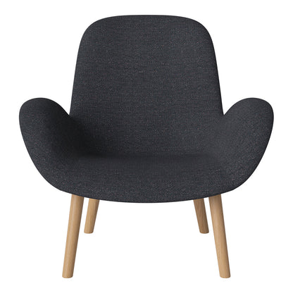 Fauteuil Seed Lounge - Rembourré - Piètement en chêne huilé
