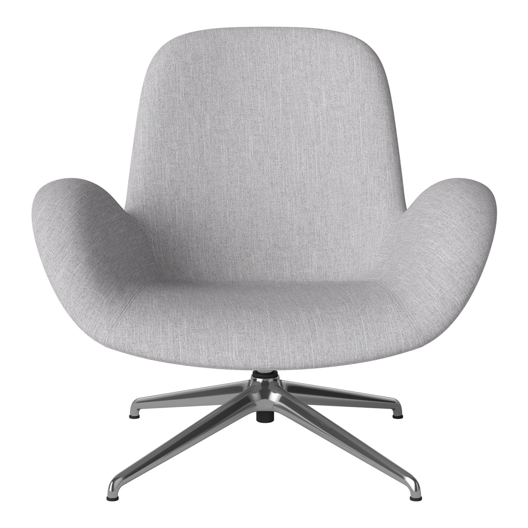 Fauteuil Seed Lounge - Rembourré - Piètement 4 branches - Chrome