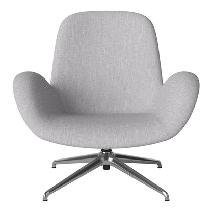 Fauteuil Seed Lounge - Rembourré - Piètement 4 branches - Chrome