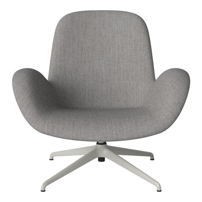 Fauteuil Seed Lounge - Rembourré - Piètement 4 branches - Acier laqué gris
