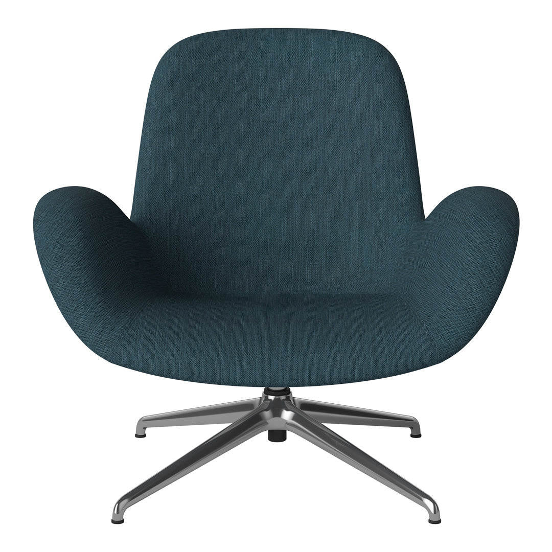 Fauteuil Seed Lounge - Rembourré - Piètement 4 branches - Chrome