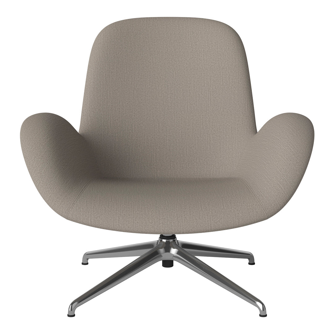 Fauteuil Seed Lounge - Rembourré - Piètement 4 branches - Chrome