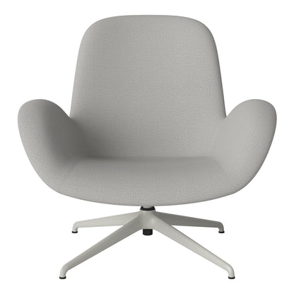 Fauteuil Seed Lounge - Rembourré - Piètement 4 branches - Acier laqué gris