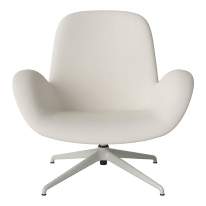 Fauteuil Seed Lounge - Rembourré - Piètement 4 branches - Acier laqué gris