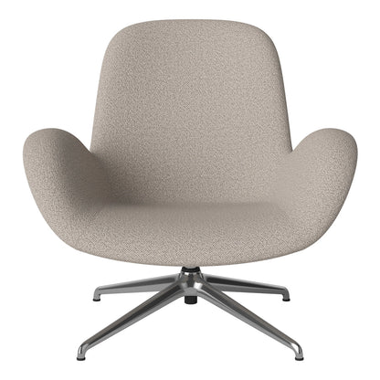 Fauteuil Seed Lounge - Rembourré - Piètement 4 branches - Chrome