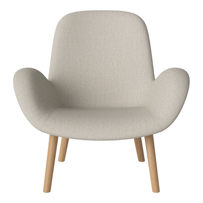Fauteuil Seed Lounge - Rembourré - Piètement en chêne huilé