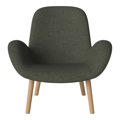 Fauteuil Seed Lounge - Rembourré - Piètement en chêne huilé