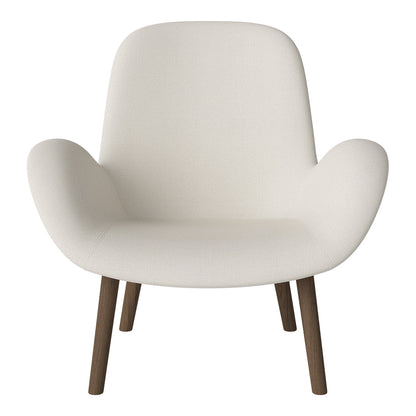 Fauteuil Seed Lounge - Rembourré - Base en chêne huilé, foncé