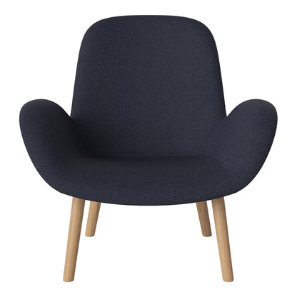 Fauteuil Seed Lounge - Rembourré - Piètement en chêne huilé