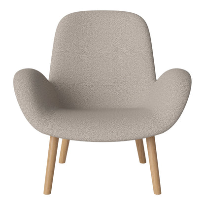 Fauteuil Seed Lounge - Rembourré - Piètement en chêne huilé