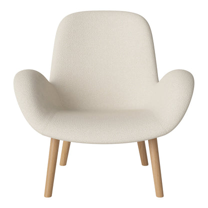 Fauteuil Seed Lounge - Rembourré - Piètement en chêne huilé