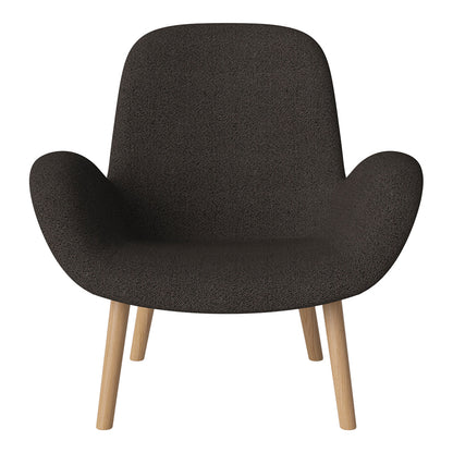 Fauteuil Seed Lounge - Rembourré - Piètement en chêne huilé