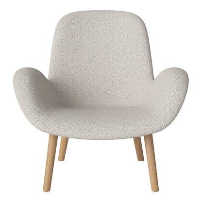 Fauteuil Seed Lounge - Rembourré - Piètement en chêne huilé