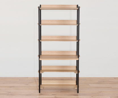 Freya 6 étagères avec bureau - Chêne