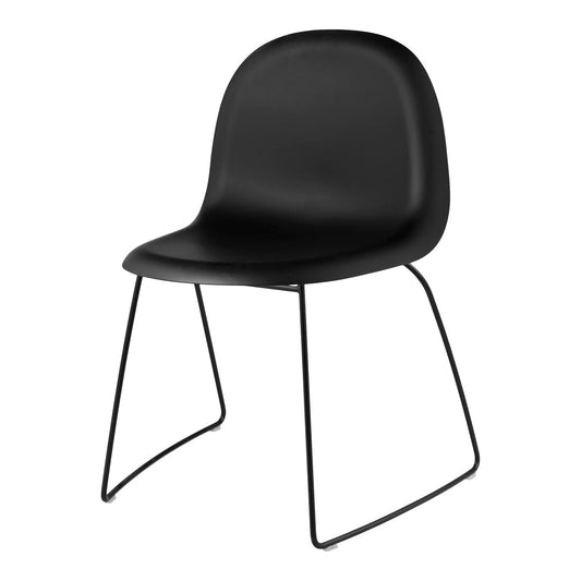 Chaise de salle à manger Gubi 3D - Base luge