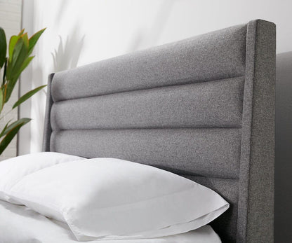 Lit de rangement rembourré Reed