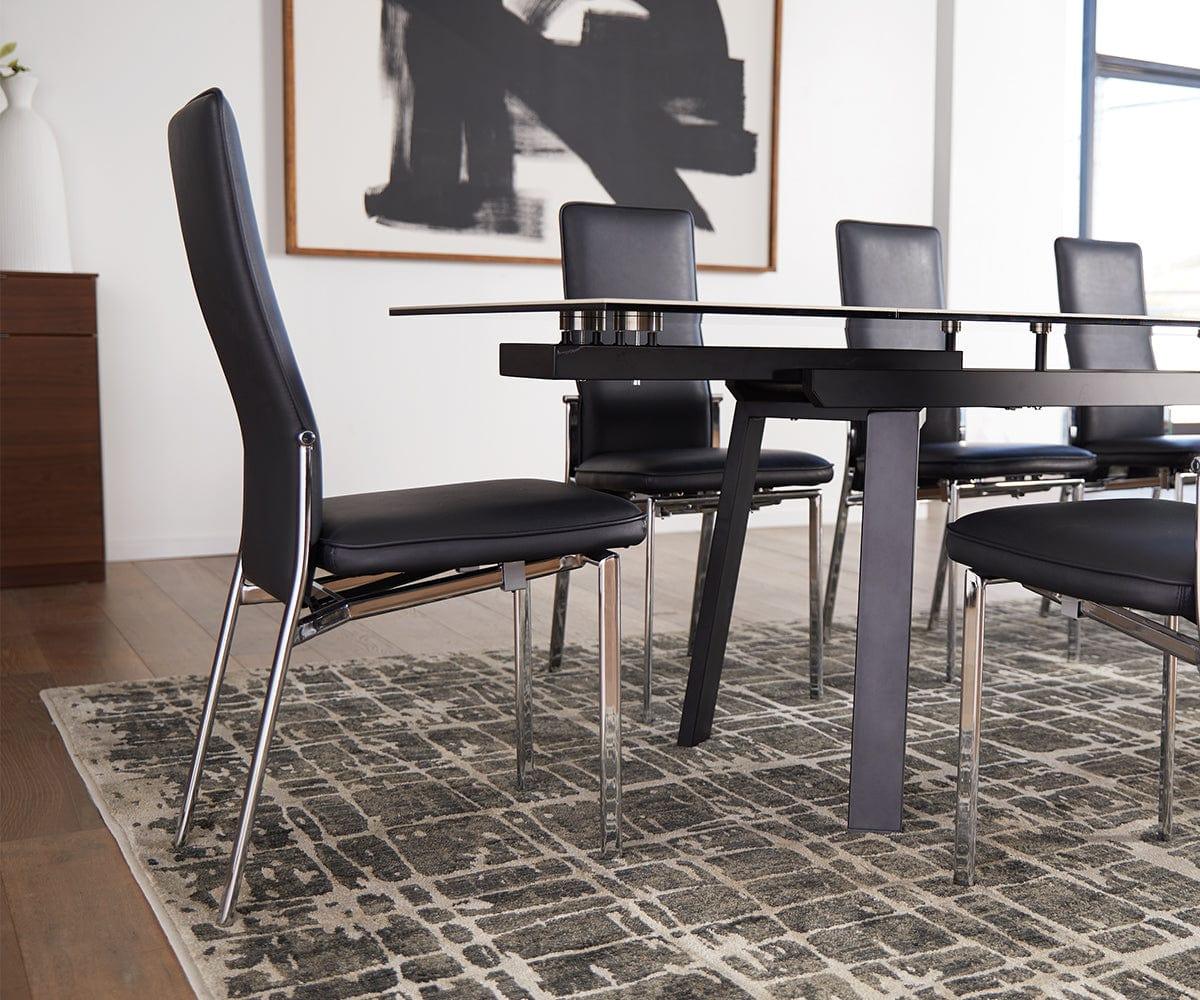 Chaise de salle à manger à dossier haut Lykke