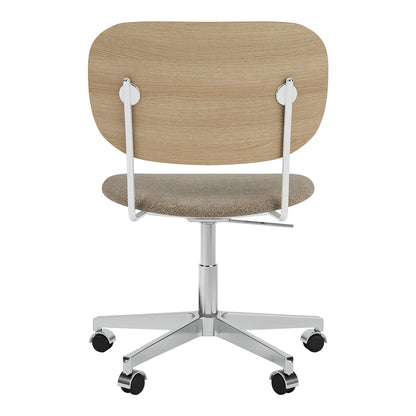 Chaise de bureau Co - Assise rembourrée - Base pivotante avec roulettes