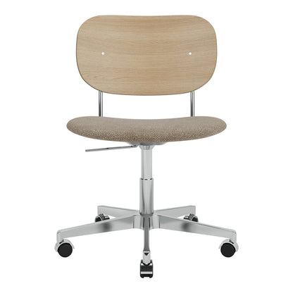 Chaise de bureau Co - Assise rembourrée - Base pivotante avec roulettes