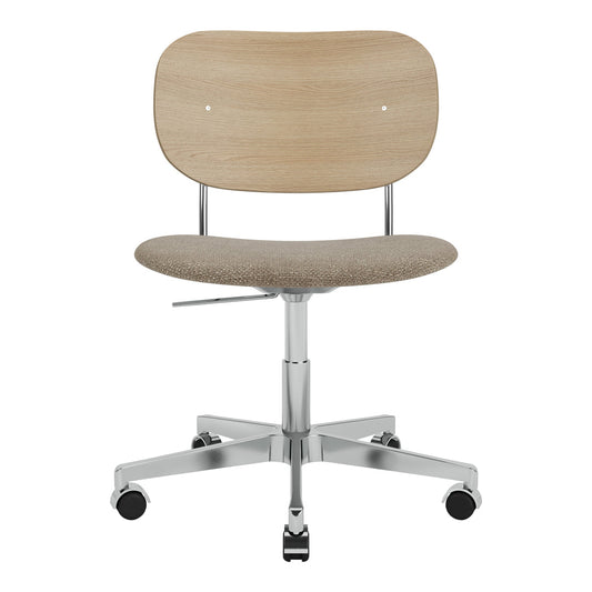 Chaise de bureau Co - Assise rembourrée - Base pivotante avec roulettes