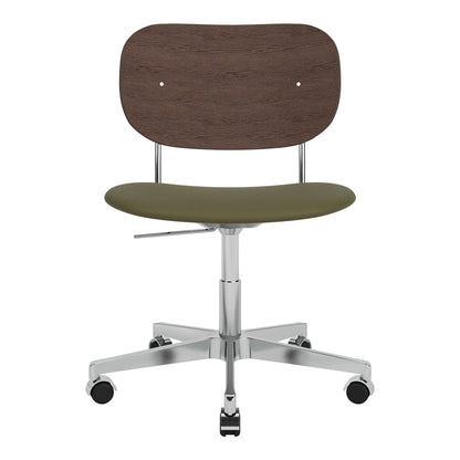 Chaise de bureau Co - Assise rembourrée - Base pivotante avec roulettes