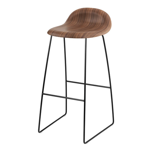 Tabouret de bar Gubi 3D - Base luge